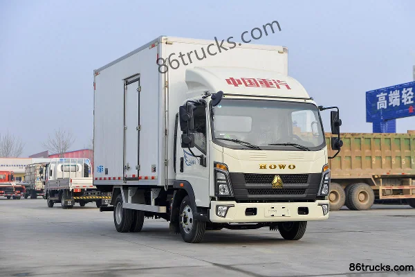 Sinotruk HOWO Hanvo 160hp 4X2(6 wheels) 4.1m refrigerated truck (China VI) Exterior