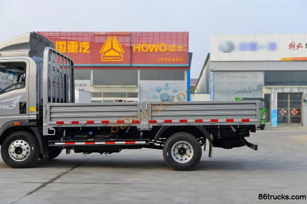 Sinotruk HOWO Hohan 150 hp 4X2(6 wheels) 4.15m Single Row Flatbed Truck (WLY 8-speed) Body (2) | 86Trucks