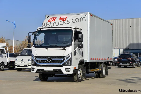 Kama Kaijie EV 4,5 T 4,16 m camion fourgon électrique simple cabine 81,144 kWh 4X2(6 roues) Extérieur (3) | 86Trucks