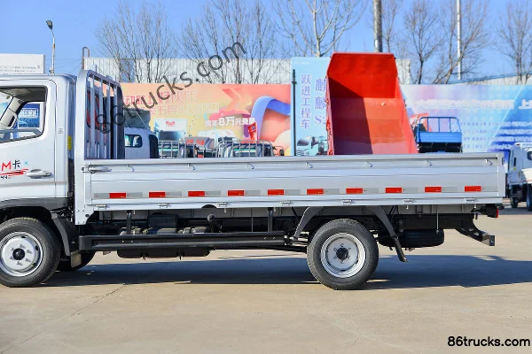 Foton Aoling M 2.0L 144 ch 4X2(6 roues) essence 3,815 m petit camion plateau à cabine simple (freins hydrauliques) Carrosserie (2) | 86Truck