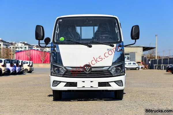 Foton Aoling M Card 2.0L 144hp 4X2(6 wheels) Gasoline 3.94m Double Row Flatbed Light Truck Exterior (2) | 86Trucks