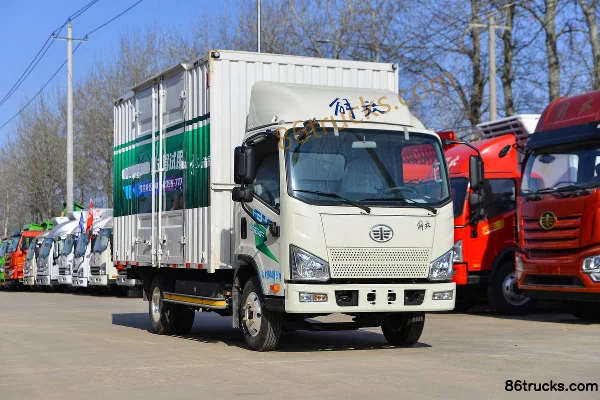 FAW Jiefang J6F 4.5T 4.16m single-row pure electric van light truck 98.04kWh 4X2(6 wheels) Exterior