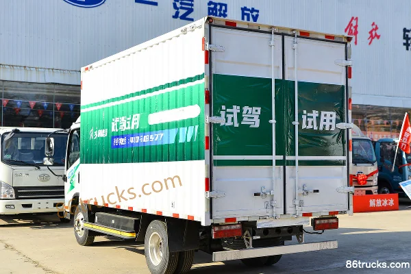 FAW Jiefang J6F 4.5T 4.16m single-row pure electric van light truck 98.04kWh 4X2(6 wheels) Body (3) | 86Trucks