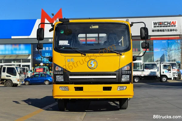 SHACMAN Commercial Vehicle Delong G1 137 ch 4X2(6 roues) 3,82 m camion léger à ridelles cabine avec couchette (Fast Gear 8 vitesses) (jaune