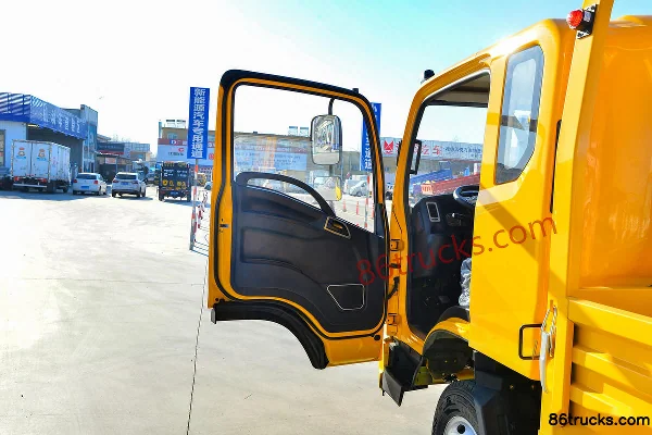 SHACMAN Commercial Vehicle Delong G1 137 ch 4X2(6 roues) 3,82 m camion léger à ridelles cabine avec couchette (Fast Gear 8 vitesses) (jaune