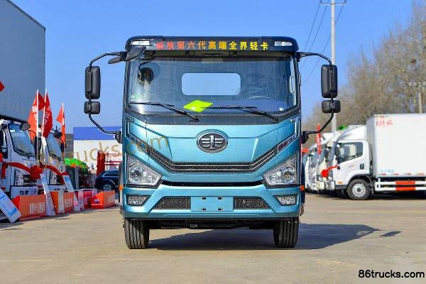 FAW Jiefang Hu 6G 200hp 4X2(6 wheels) 5.4m semi-sleeper van cargo truck Exterior (2) | 86Trucks