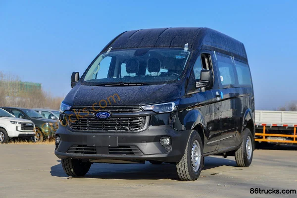 JMC New Transit Business-Travel 143hp 2.0T Diesel 6-Seat Medium-Wheelbase Medium-Roof Multi-Purpose Passenger Vehicle Exterior (3) | 86Truck