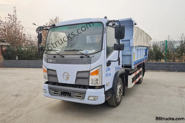 Yuchai New Energy Yutu EM 4X2(6 wheels) 3.8m Electric Dump Truck 140.95kWh Exterior (3) | 86Trucks