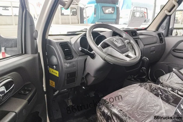 Feidi DX 116hp 4X2(6 wheels) 3.28m single-row flatbed micro truck (China VI) Cab (1) | 86Trucks