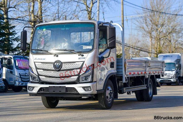 Foton Aumark S1 Light Edition 140hp 4X2(6 wheels) 4.17m Single Row Stake Light Truck Exterior (3) | 86Trucks