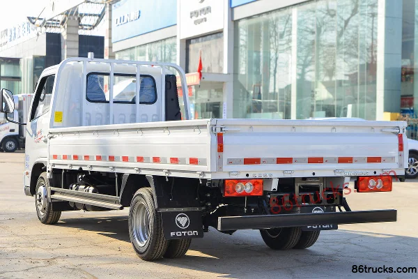 Foton Auman M Card 1.5L 136 hp 4X2(6 wheels) gasoline 4.2m single-row flatbed small truck Body (3) | 86Trucks
