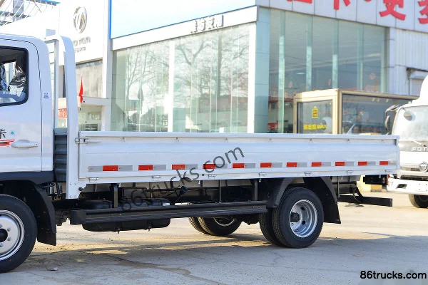 Foton Auman M Card 1.5L 136 hp 4X2(6 wheels) gasoline 4.2m single-row flatbed small truck Body (1) | 86Trucks