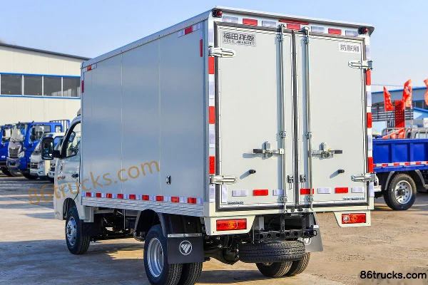 Foton Xiangling M2 Comfort 1.6L 122 hp 4X2(6 wheels) Gasoline 3.3m single-row box mini truck (China VI) Body (3) | 86Trucks