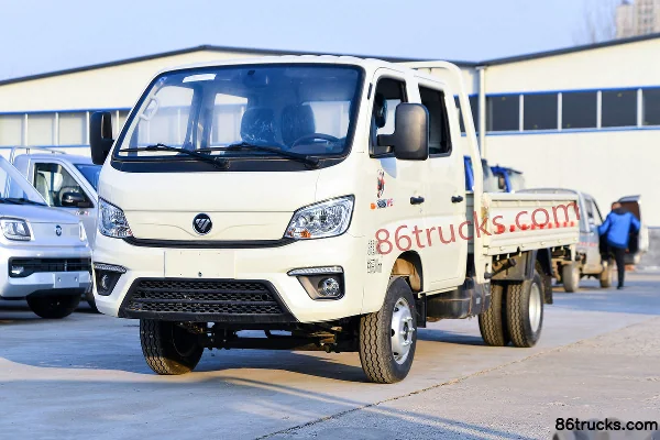 Foton Xiangling M2 Luxury 2.0L 144hp 4X2(6 wheels) Gasoline 2.7m Double-row Flatbed Micro Truck (China VI) Exterior (3) | 86Trucks