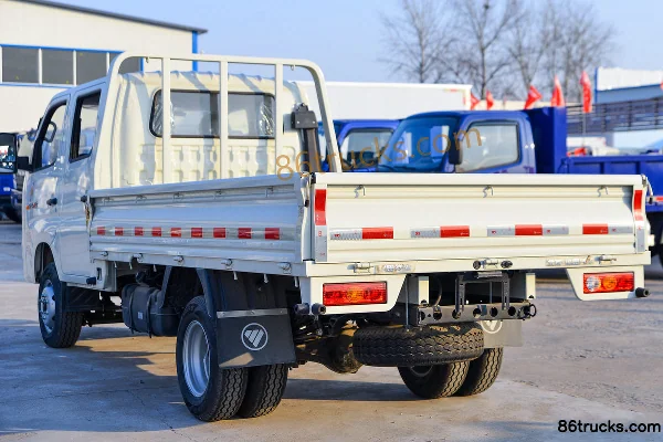 Foton Xiangling M2 Luxury 2.0L 144hp 4X2(6 wheels) Gasoline 2.7m Double-row Flatbed Micro Truck (China VI) Body (3) | 86Trucks