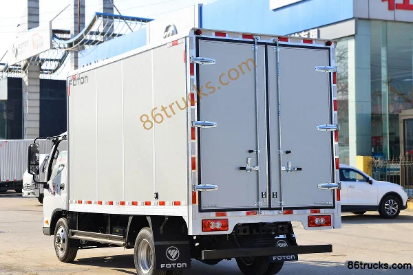 Foton Ollin Jiyun Classic Edition 116 hp 4X2(6 wheels) CNG 4.165m Single Row Van Light Truck (6-speed) Body (3) | 86Trucks