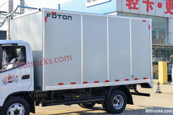 Foton Ollin Jiyun Classic Edition 116 hp 4X2(6 wheels) CNG 4.165m Single Row Van Light Truck (6-speed) Body (2) | 86Trucks