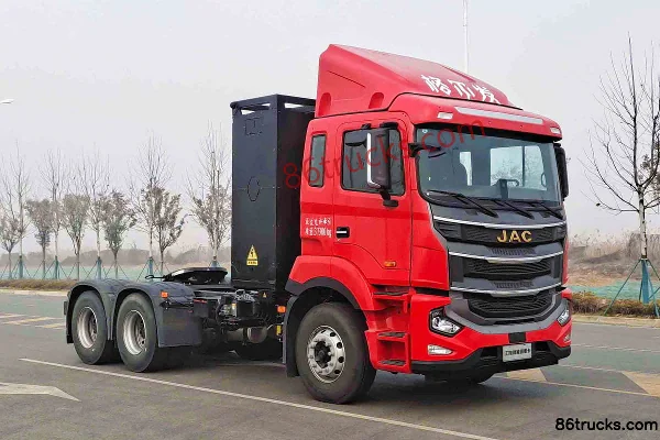 JAC Gallop A5W III heavy truck 25T 6X4(10 wheels) electric tractor truck 282kWh Exterior