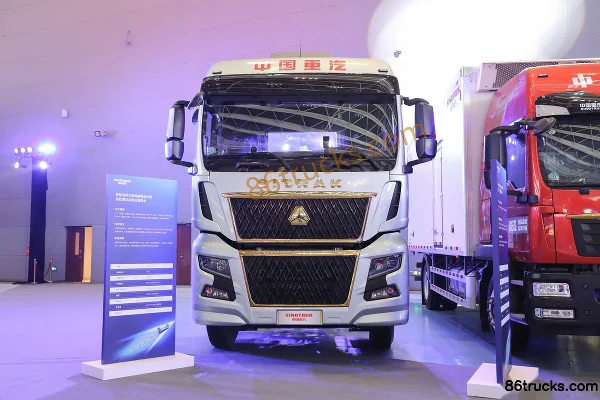 Sinotruk Sitrak G7H Luxury Edition 460 hp 6X2(8 wheels) 9.45m AMT Automatic Refrigerated Truck Exterior