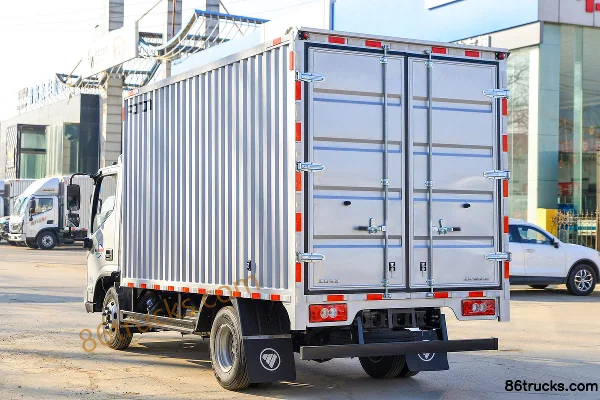 Foton Ollin New Jieyun Youth Flying Edition 151hp 4X2(6 wheels) 4.14m Single Row Van Light Truck (China VI) Body (3) | 86Trucks