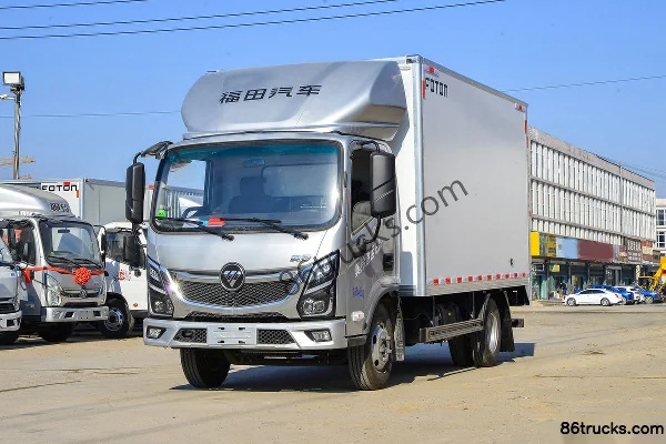 Foton Aoling Supu Pro 158 hp 4X2(6 wheels) 4.14m single-row van light truck Exterior (3) | 86Trucks