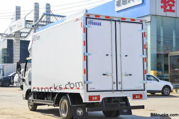 Foton Aoling Supu Pro 158 hp 4X2(6 wheels) 4.14m single-row van light truck Body (3) | 86Trucks