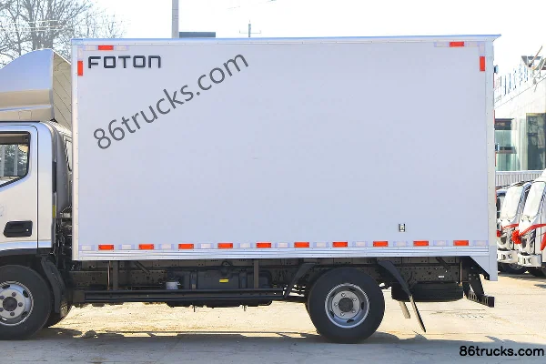 Foton Aoling Supu Pro 158 hp 4X2(6 wheels) 4.14m single-row van light truck Body (2) | 86Trucks