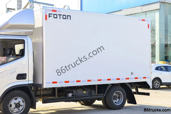 Foton Aoling Supu Pro 158 hp 4X2(6 wheels) 4.14m single-row van light truck Body (1) | 86Trucks