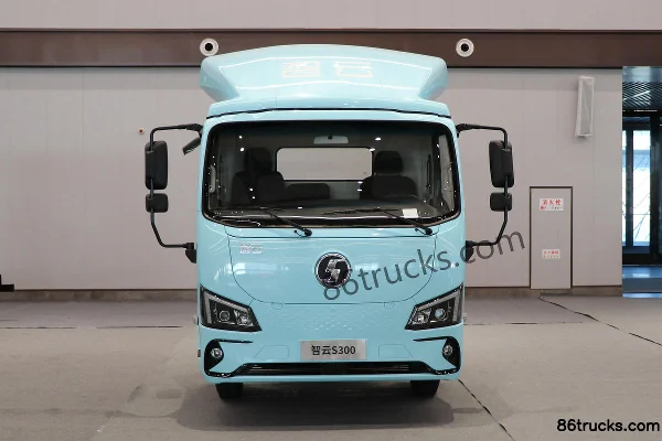 SHACMAN Commercial Vehicle Zhiyun S300 Frein pneumatique 4,2m camion léger fourgon électrique pur cabine simple CATL 86,55kWh 4X2(6 roues) E