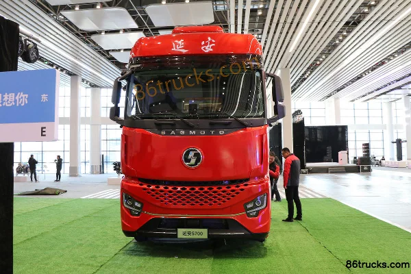 SHACMAN Commercial Vehicle Yan'an S700 14.5L LNG 580hp 6X4(10 wheels) Yindong 12-speed AMT automatic air suspension trac