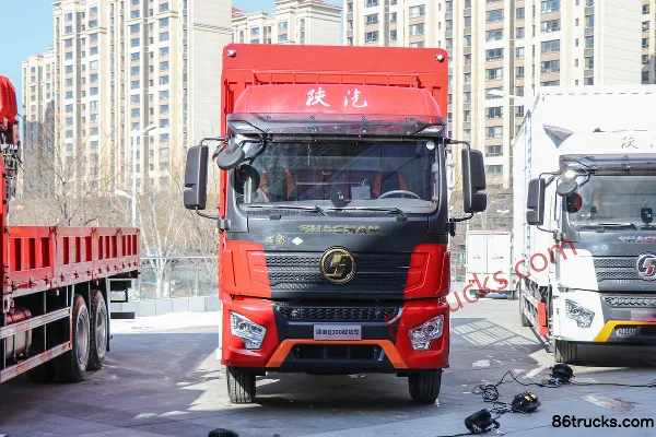 SHACMAN Commercial Vehicle Deyu Q300 Lightweight 300hp 4X2(6 wheels) 6.8m AMT Automatic Flatbed Cargo Truck Exterior (2) | 86Trucks
