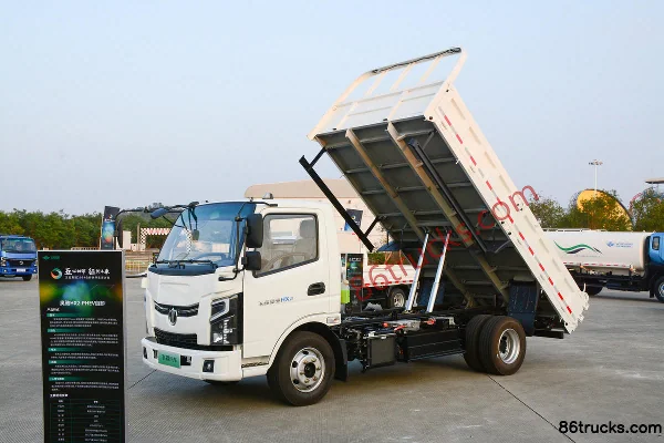 Feidi HX5 4X2(6 wheels) 4.13m Single Row Hybrid Dump Truck 17.52kWh Exterior (3) | 86Trucks