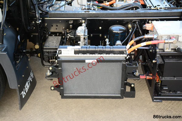 Feidi HX5 4X2(6 wheels) 4.13m Single Row Hybrid Dump Truck 17.52kWh Chassis (2) | 86Trucks