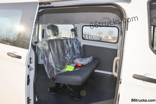 JMC New Transit 2023 Business Edition 143 hp 2.0T Diesel 6-Seat Automatic Short Wheelbase Mid-Roof Multi-Purpose Vehicle Cargo Box (1) | 86T