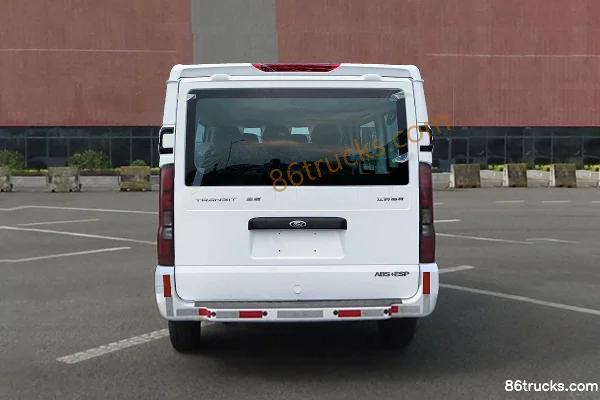 JMC New Generation Transit Pro 2023 140hp 2.2T Diesel 6-Seat Short Wheelbase Low Roof Delivery Truck Exterior (2) | 86Trucks