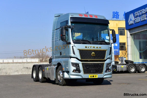 Sitrak SITRAK G7H 13.5L Diesel 610hp 6X4(10 wheels) Sinotruk 16-Speed AMT Automatic Tractor Truck Exterior