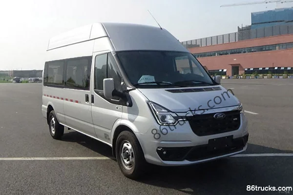 JMC New Generation Transit Pro 2023 140hp 2.2T Diesel 6/7 Seats Long Wheelbase High Roof Logistics Vehicle Exterior