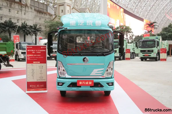 Sinotruk V2-X 4.5T 4.15m single-row pure electric cage light truck 100.46kWh 4X2(6 wheels) Exterior (2) | 86Trucks