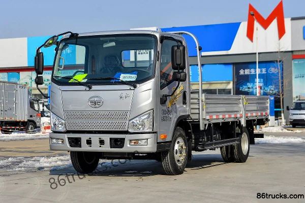 FAW Jiefang J6F Zhaocaihu 137 ch 4X2(6 roues) 4,2 m simple cabine plateau camion léger Extérieur (3) | 86Trucks