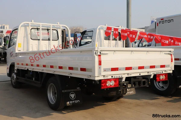 Foton Aoling M Card 122 ch 4X2(6 roues) 3,815 m camion plateau simple cabine Carrosserie (3) | 86Trucks