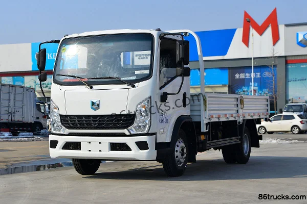 Lanqing camion léger Long N 140 ch 4X2(6 roues) camion léger à ridelles cabine simple 4,18 m (frein à air) Extérieur (3) | 86Trucks