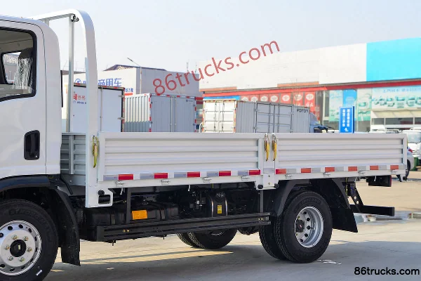 Lanqing camion léger Long N 140 ch 4X2(6 roues) camion léger à ridelles cabine simple 4,18 m (frein à air) Carrosserie (1) | 86Trucks