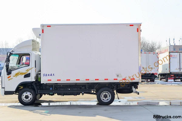 SHACMAN Commercial Vehicle Delong G1 170hp 4X2(6 wheels) 4.06m Refrigerated Truck Body (2) | 86Trucks
