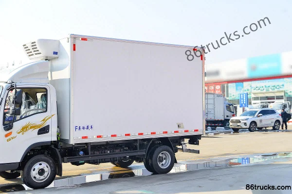 SHACMAN Commercial Vehicle Delong G1 170hp 4X2(6 wheels) 4.06m Refrigerated Truck Body (1) | 86Trucks