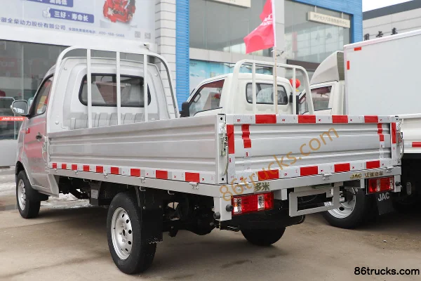 JAC Mini Truck Duomi 1.3L 91hp 4X2(6 wheels) Gasoline 3.05m single-row flatbed mini truck Body (2) | 86Trucks