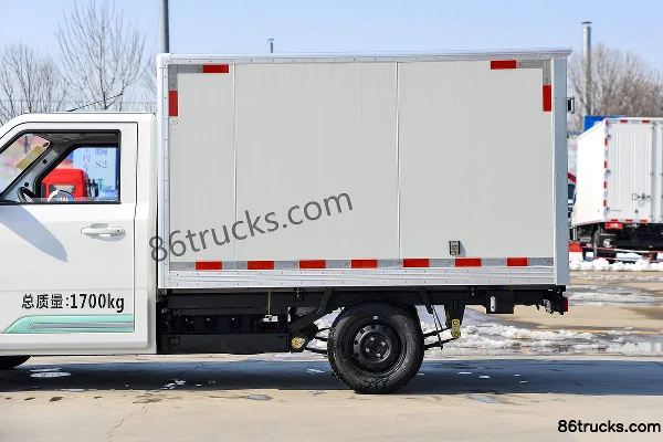 Chengshi X2 1,7 T 2,3 m camion micro fourgon cabine simple électrique pur 20,72 kWh 4X2(6 roues) Carrosserie (2) | 86Trucks