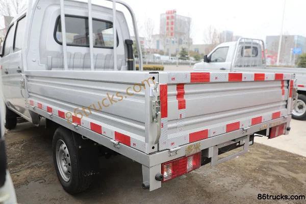 JAC micro truck Domi 1.3L 91ch 4X2(6 roues) gasoline 2.2m double row flatbed small truck Carrosserie (3) | 86Trucks
