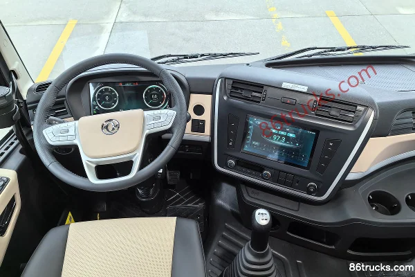 Dongfeng Commercial Vehicle Tianjin KR PLUS Comfort Edition 290 hp 4X2(6 wheels) 6.8m refrigerated truck (high roof double bunk) Cab (1) | 8