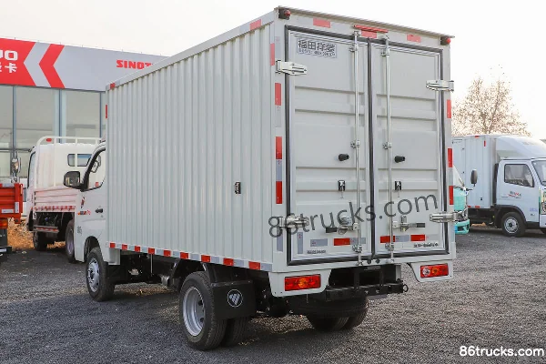 Foton Xiangling M1 Pro Deluxe 1.6L 122hp 4X2(6 wheels) Gasoline 2.55m Double Row Fence Box Micro Truck (Dual Rear Wheels) Body (2) | 86Truck
