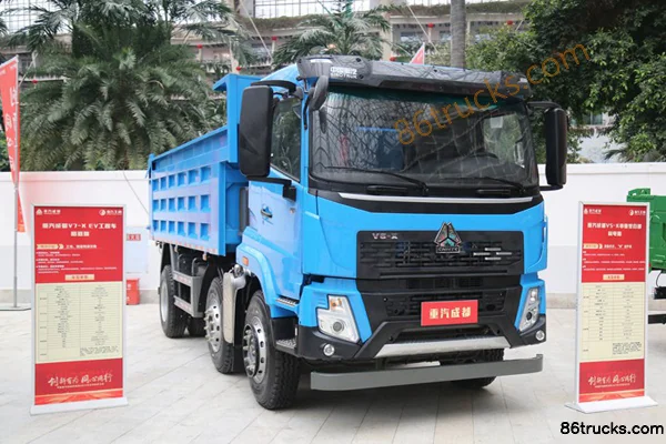 Sinotruk HOWO V5-X 245hp 6X2(8 wheels) 5.3m Dump Truck Exterior (2) | 86Trucks